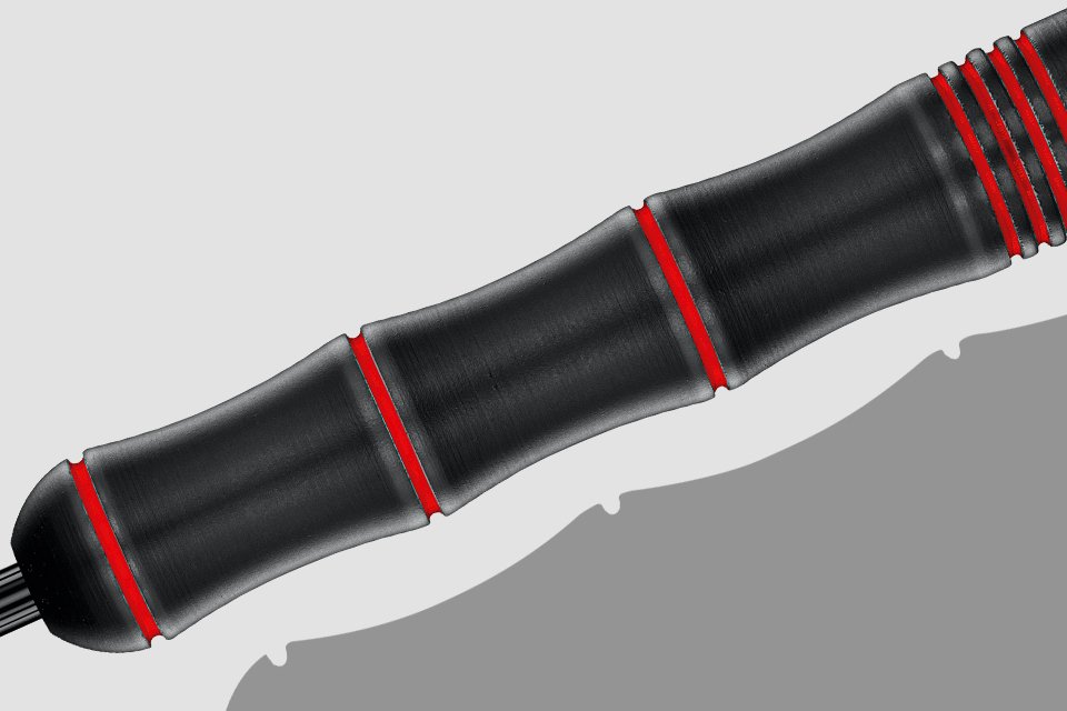 A dart razor grip.